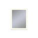 Vitality 24" x 30" x 1-3/4" rectangle lighted mirror with perimeter light pattern, 2700 kelvin temperature (warm light), dimmable and defogger