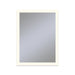 Vitality 30" x 40" x 1-3/4" rectangle lighted mirror with perimeter light pattern, 2700 kelvin temperature (warm light), dimmable and defogger