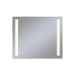 Vitality 36" x 30" x 1-3/4" rectangle lighted mirror with column light pattern, 2700 kelvin temperature (warm light), dimmable and defogger
