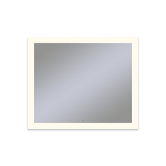Vitality 36" x 30" x 1-3/4" rectangle lighted mirror with perimeter light pattern, 2700 kelvin temperature (warm light), dimmable and defogger