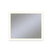 Vitality 36" x 30" x 1-3/4" rectangle lighted mirror with perimeter light pattern, 2700 kelvin temperature (warm light), dimmable and defogger