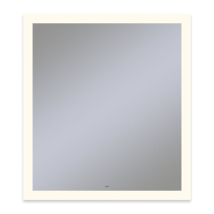 Vitality 36" x 40" x 1-3/4" rectangle lighted mirror with perimeter light pattern, 2700 kelvin temperature (warm light), dimmable, defogger, tested and certified to California Title 24 standards and meets JA8 2016 requirements