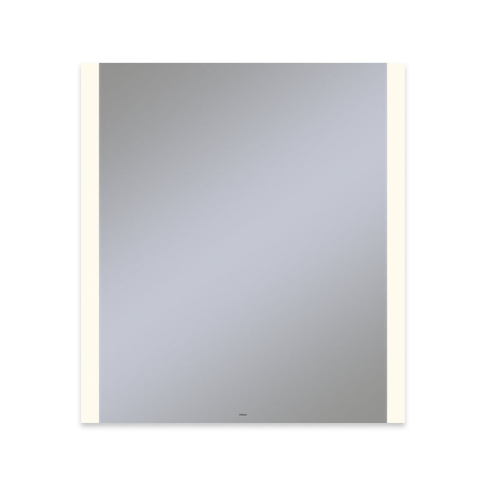 Vitality 36" x 40" x 1-3/4" rectangle lighted mirror with edge lit light pattern, 2700 kelvin temperature (warm light), dimmable and defogger