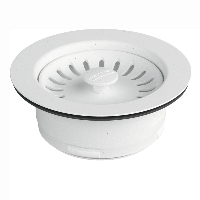 Franke Colorline Replacement Waste Disposer Flange for Kitchen Sink - Polar White