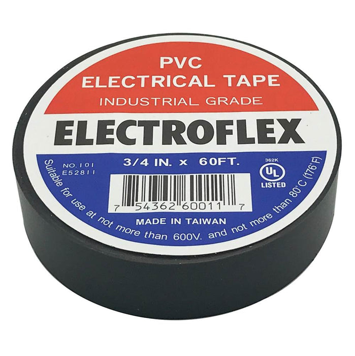 Wal-rich Corporation 1841002 Electrical Tape, 7 mil Thick, 3/4 in W, 60 ft L