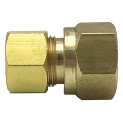 Wal-rich Corporation 4018020 5/8"OD Brass Compression x 1/2" FPT Adapter
