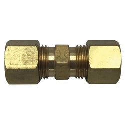 Wal-rich Corporation 4021004 1/4"OD Brass Compression Union