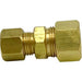 Wal-rich Corporation 4021016 3/8"OD x 1/4"OD Brass Compression Union