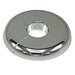 Wal-rich Corporation 1731602 1/2" CTS Plastic Floor and Ceiling Plate &bull; Chrome