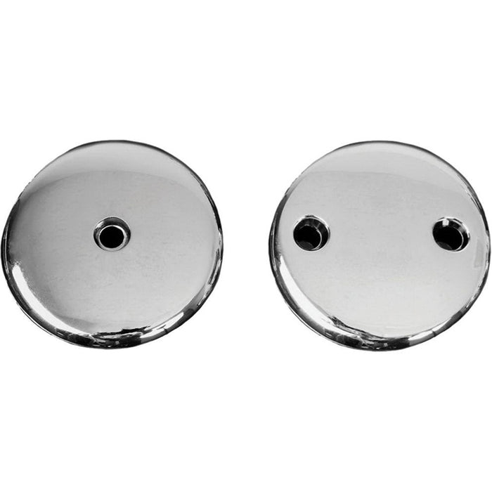 Wal-rich Corporation 0531002 1-Hole Blank Face Plate, Chrome-Plated