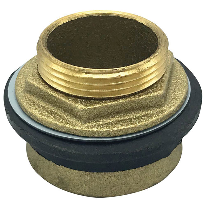 Wal-rich Corporation 1309014 Closet Spud, 1-1/4 x 3/4 in, Brass