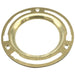 Wal-rich Corporation 1349002 Regular Shallow Closet Flange, 4-1/4 in ID, 4 in Pipe, Brass