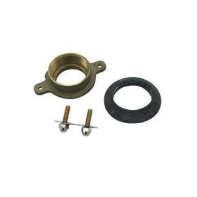 Wal-rich Corporation 1353020 Urinal Flange Kit, 4-1/4 in, Brass, For Use With: Eljer and Gerber Urinal