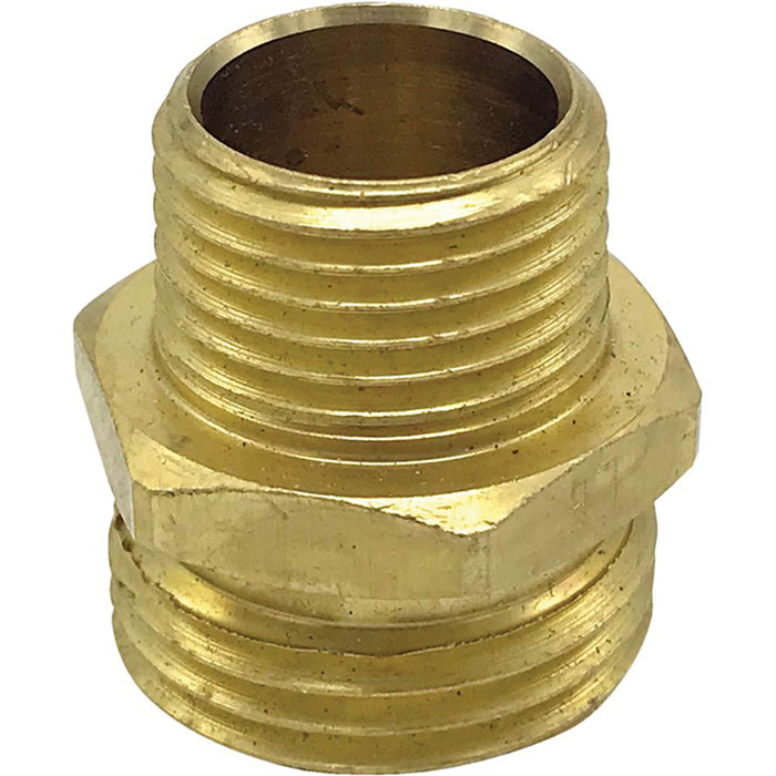 Wal-rich Corporation 4610030 3/4" Brass FHT x MPT Hose Adapter