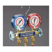 YELLOW JACKET 42001 Mechanical Manifold Gauge Set, 2 -Piece, For Use With: Air Conditioner and Critical Charge Systems