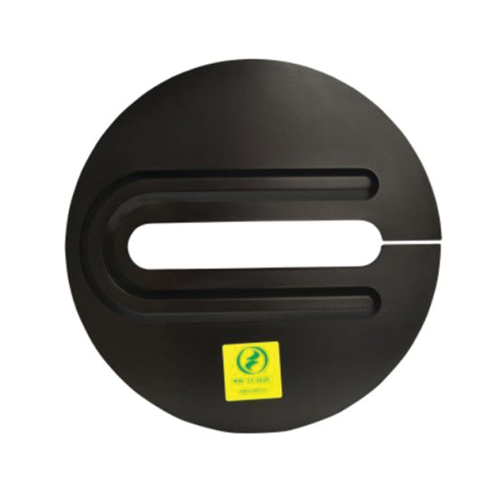 Zoeller 17-0135 1-Piece Sump Basin Cover With 3 x 13 in Opening, 18 in Dia, Polyethylene Cover/Lid, Polyethylene Basin