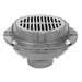 Zurn Z550-3NH 9" Diameter Medium-Duty Drain - 3" No Hub Connection