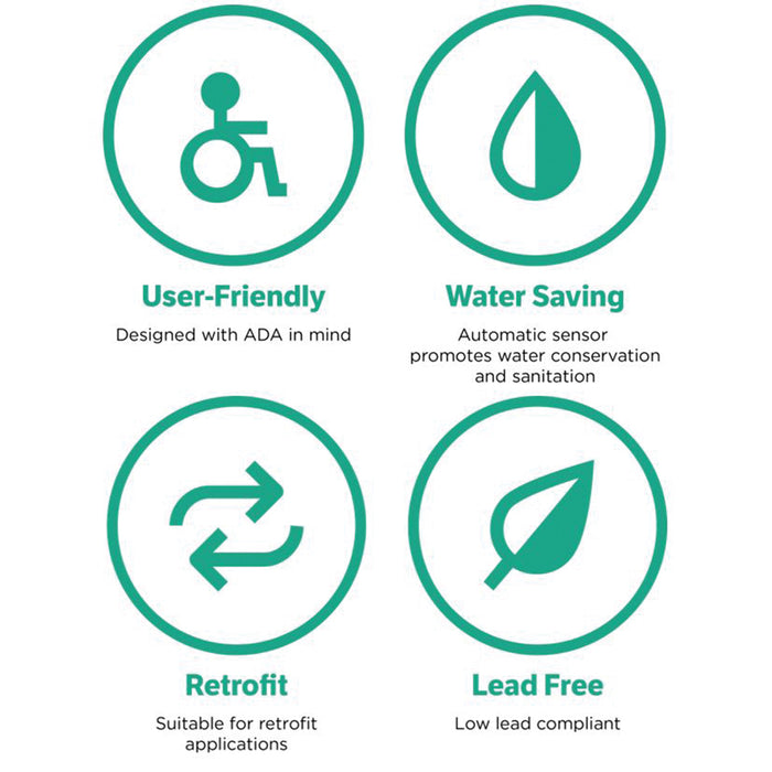 Zurn Z6913-XL Hands-Free Bathroom Faucet, Chrome