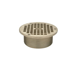 Zurn ZN400-5B Adjustable Round Strainer, 3/8 in Nominal, Nickel Bronze