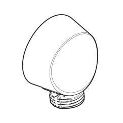 Moen A725 Circular Drop Ell For Handheld Showerhead in Wrought Iron