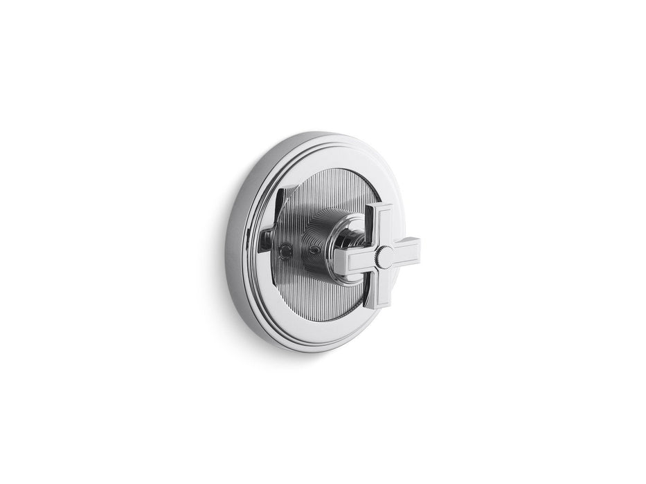 Kallista P24122-CR-AD Vir Stil by Laura Kirar Thermostatic Trim, Cross Handle