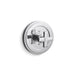 Kallista P24115-CR-AD Vir Stil by Laura Kirar Pressure Balance Trim, Cross Handle