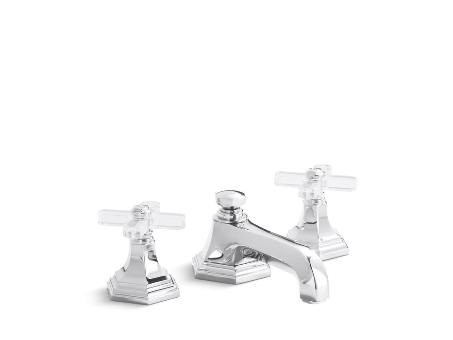Kallista P22731-CC-CP For Town Sink Faucet, Low Spout, Crystal Cross Handles