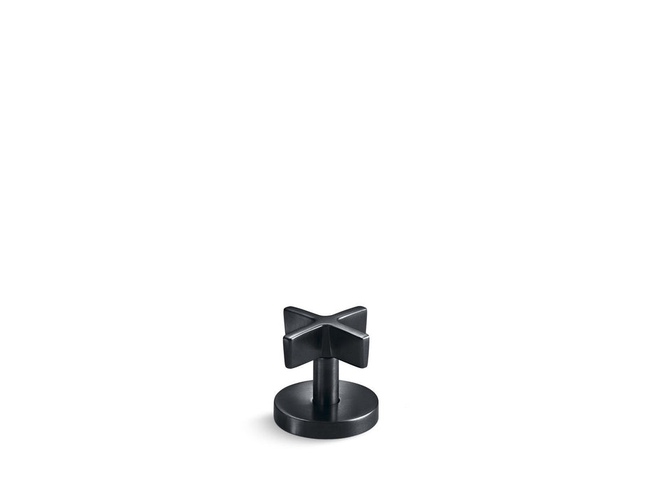 Kallista P24420-CR-CP One Deck-Mount Diverter, Cross Handle