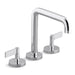Kallista P24405-LV-CP One Deck-Mount Bath Faucet, Tall-Spout, Lever Handles