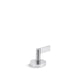 Kallista P24420-LV-CP One Deck-Mount Diverter, Lever Handle