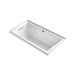 KOHLER K-1167-XHGHL Underscore 60" x 30" alcove Heated BubbleMassage air bath with whirlpool, left drain