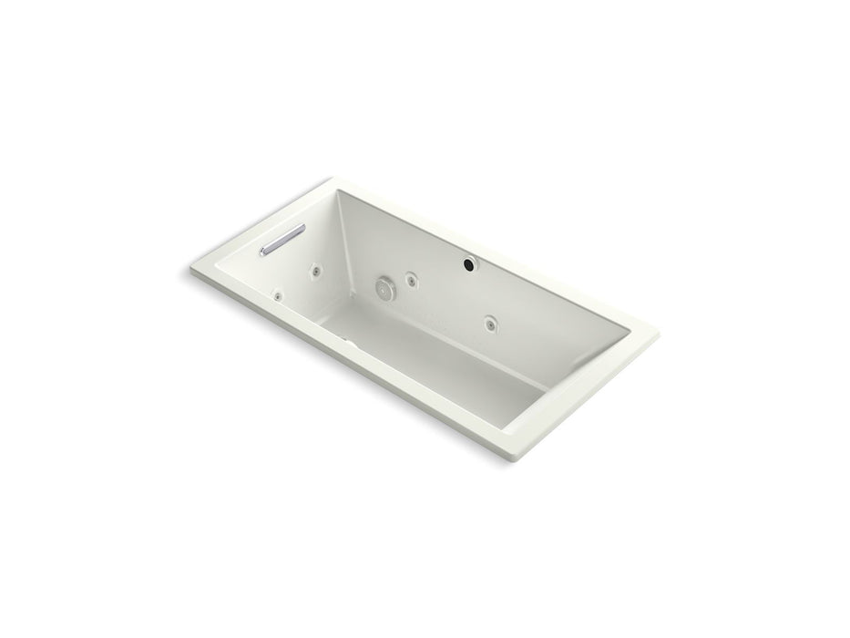 KOHLER K-1167-XHGH Underscore 60" x 30" drop-in Heated BubbleMassage air bath with whirlpool