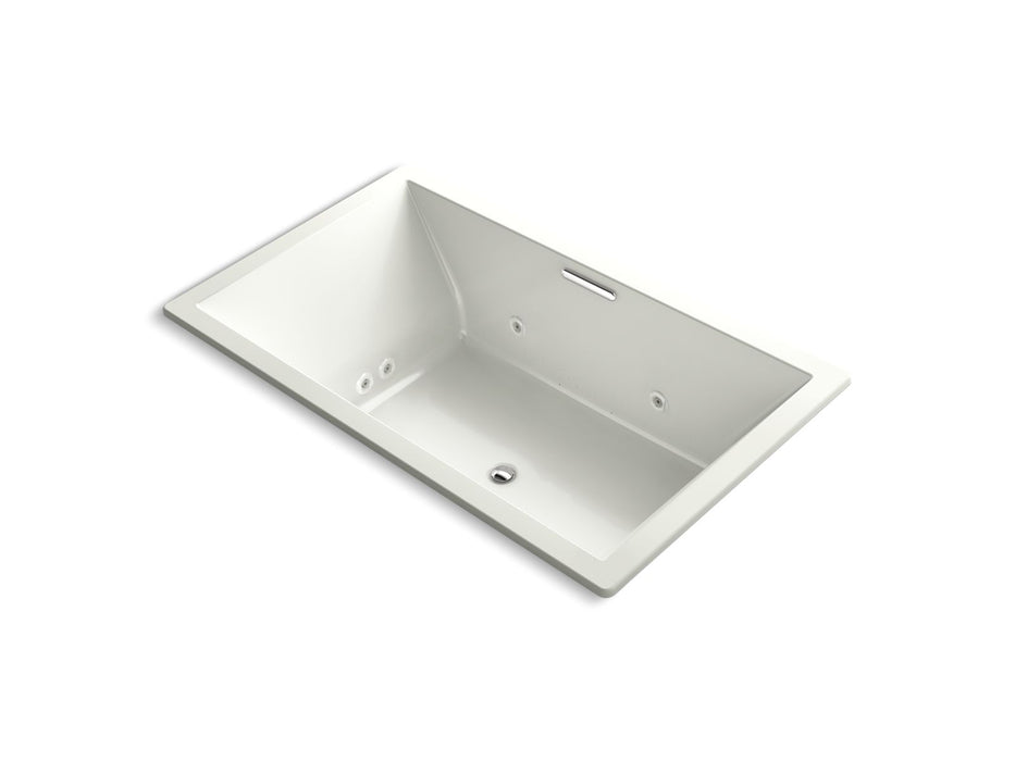 KOHLER K-1174-XHGH Underscore 72" x 42" drop-in Heated BubbleMassage air bath with whirlpool