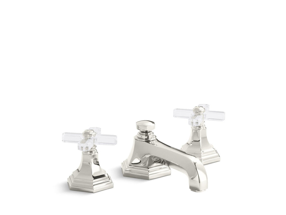 Kallista P22731-CC-CP For Town Sink Faucet, Low Spout, Crystal Cross Handles