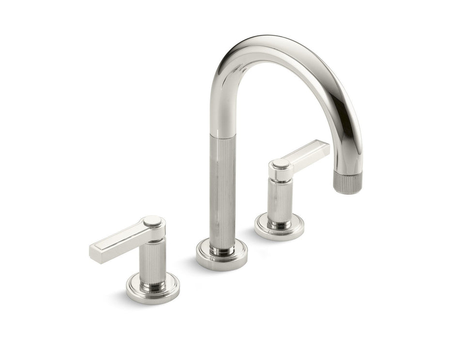 Kallista P24103-LV-AD Vir Stil by Laura Kirar Deck-Mount Bath Faucet, Lever Handles