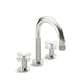 Kallista P24132-CR-AD Vir Stil by Laura Kirar Sink Faucet, Cross Handles