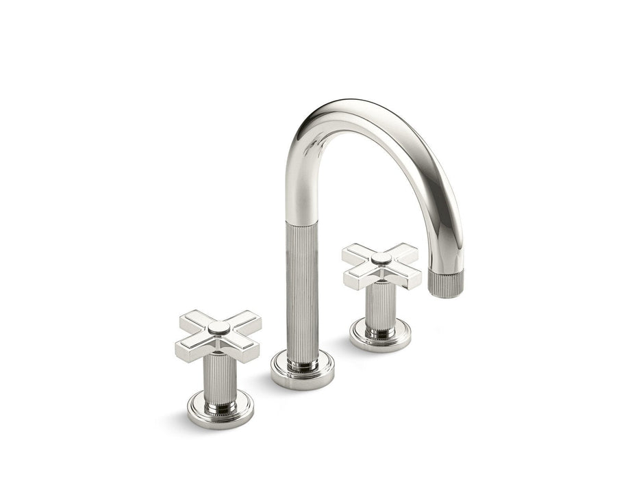 Kallista P24132-CR-AD Vir Stil by Laura Kirar Sink Faucet, Cross Handles