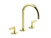Kallista P24490-LV-CP One Sink Faucet, Gooseneck Spout, Lever Handles