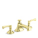Kallista P24601-LV-ULB Bellis Sink Faucet, Noble Spout, Lever Handles