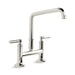 Kallista P25001-00-CP Quincy Deck-Mount Bridge Faucet, Lever Handles
