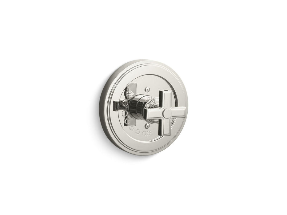 Kallista P24115-CR-AD Vir Stil by Laura Kirar Pressure Balance Trim, Cross Handle