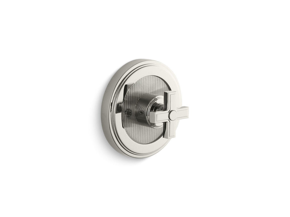 Kallista P24122-CR-AD Vir Stil by Laura Kirar Thermostatic Trim, Cross Handle