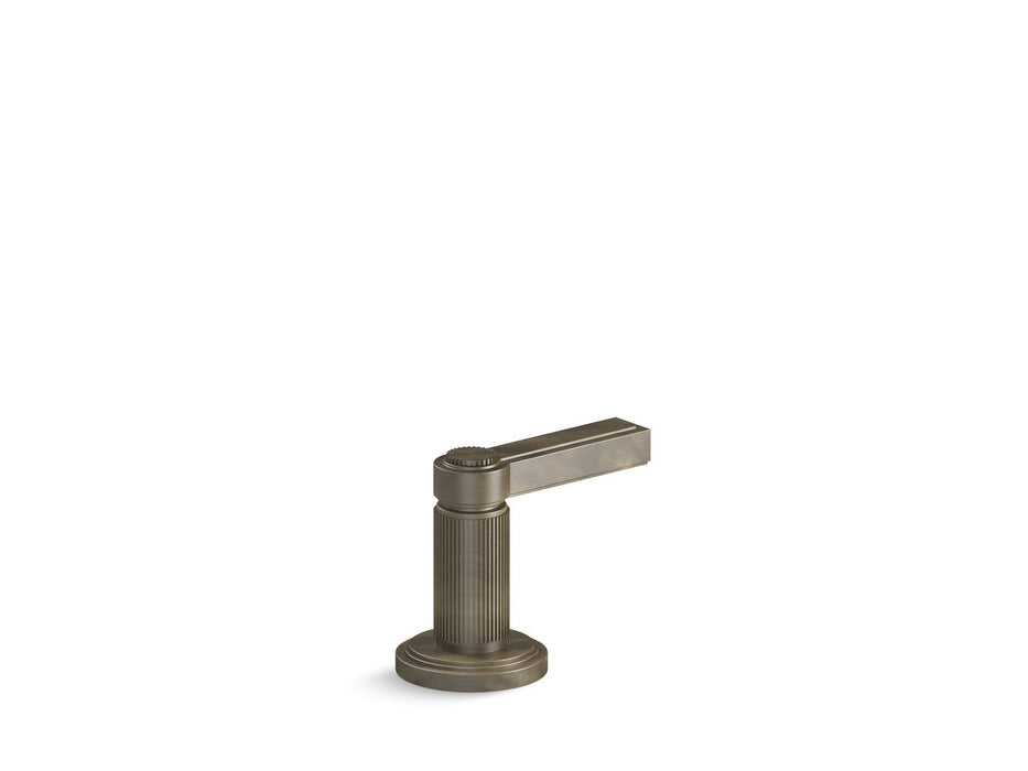 Kallista P24120-LV-LB Vir Stil by Laura Kirar Deck-Mount Diverter, Lever Handle