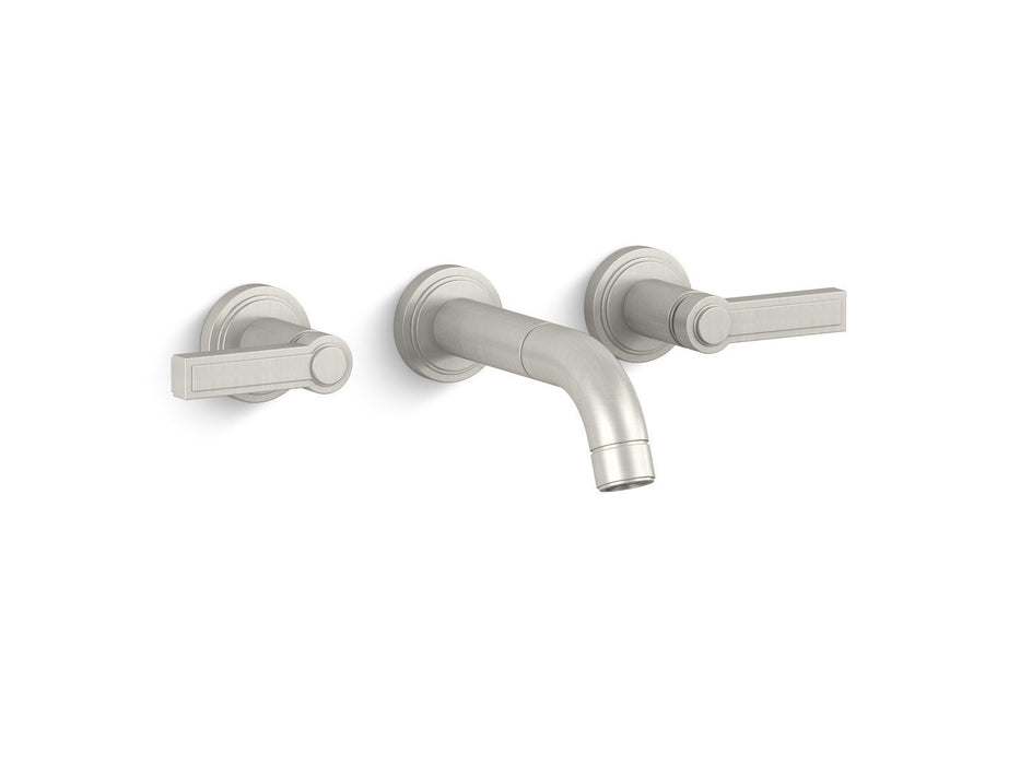 Kallista P24201-LV-CP Vir Stil Minimal by Laura Kirar Wall-Mount Sink Faucet, Lever Handles