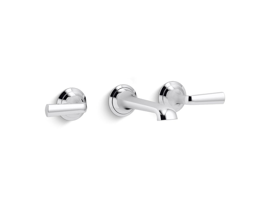 Kallista P25011-LV-BCH Script Wall-Mount Sink Faucet, Lever Handles