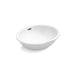 Kallista P74241-WO-0 Perfect Under-mount Sink, Soft Oval with Overflow, Glazed