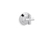 Kallista P25023-CR-BV Script Volume Control Trim, Cross Handles