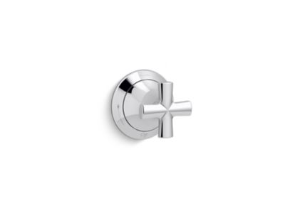 Kallista P25024-CR Script Transfer Trim, Cross Handle