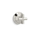 Kallista P25023-CR-BV Script Volume Control Trim, Cross Handles