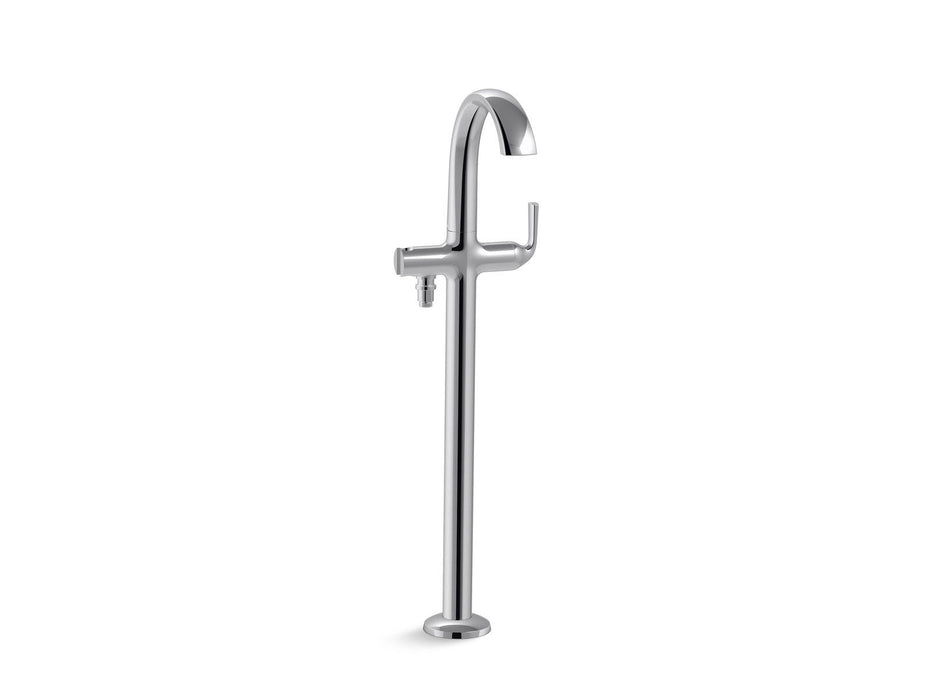 Kallista P25088-00-BV Script Freestanding Bath Faucet, Less Handshower